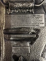 HUGHES TOOL COMPANY OIL DRILLING PEWTER BELT BUCKLE