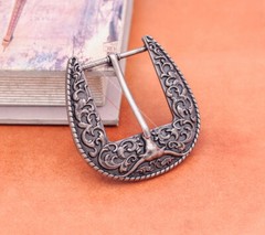 Heavy Duty Western Cowboy Rodeo Longhorn Bull Leathercraft Belt Buckle 3 Pcs Set