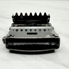 Black Web Clamp Military Style Slide Belt Buckle Simple Basic Unisex