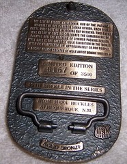 Mule Days 1995 Bishop California Solid Bronze Metal Belt Buckle