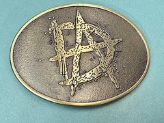 Dean Ambrose Jon Moxley Belt Buckle Wwe Loot Crate Exclusive 2016 Wrestling