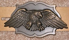 Belt Buckle. Arizona Jean Co. Western. 1.5&Prime; Wide. Solid Metal. NWT.