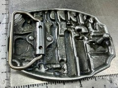 Welder Welding Soldering Tradesman Profession Silver Color NOS Belt Buckle