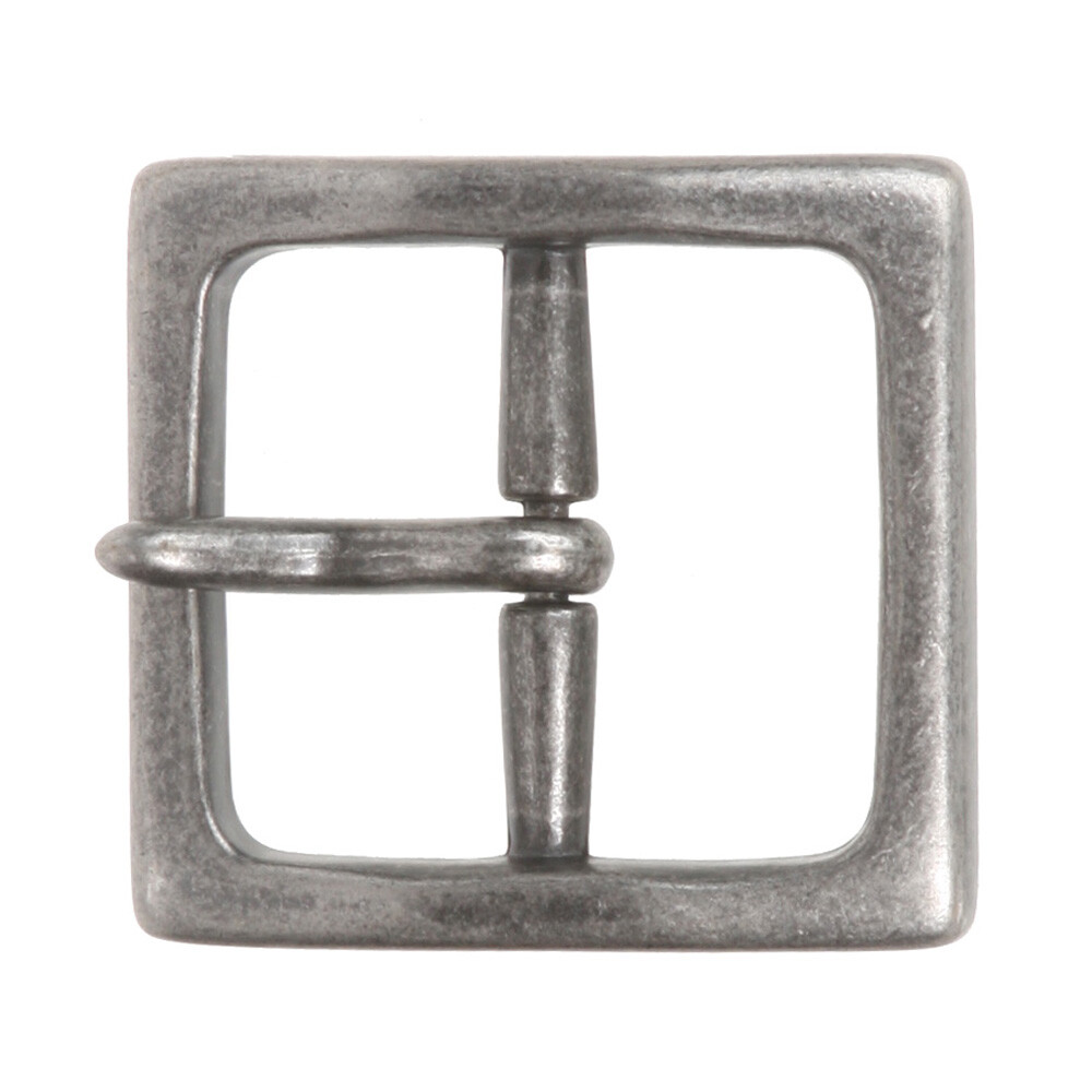 1 5/8&Prime; (40 mm) Nickel Free Center Bar Single Prong Square Belt Buckle