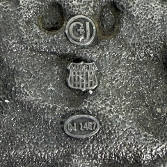 Vintage 1987 C&J Inc Durango Silverton Narrow Gauge Railroad Pewter Belt Buckle