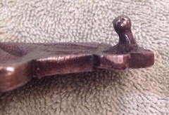 1978 Bergamot Brass Works Firetruck Ladder Truck Fireman Metal Belt Buckle Fire