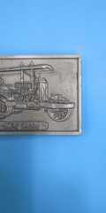 1975 CATERPILLAR Heavy Machinery Belt Buckle Pewter UA07158