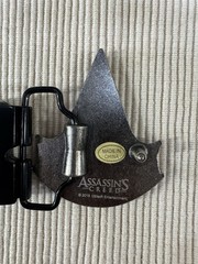 Assassins Creed Belt Buckle Brotherhood Crest Logo Ubisoft 2015 Red Metal Gaming