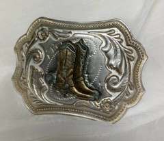 Cowboy Boots Belt Buckle