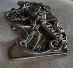 Rocky Mountains Belt Buckle Eagle Gold Miner 1985 Commemorative 51/2500 Vintage