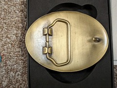 NRA 2013 GOLDEN EAGLES BELT BUCKLE IN BOX FANTASTIC