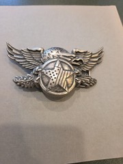VINTAGE EAGLE WITH WINGS THEME BELT BUCKLE