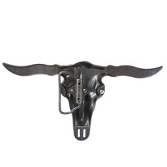 Long Horn Bull Western Longhorn Texas Cowboy Large Belt Buckle
