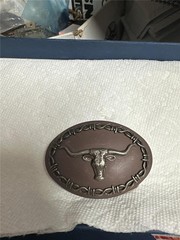 Vintage Steer Head Belt Buckle