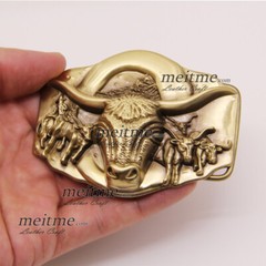 1 1/2 Belt Buckle Brass for men Vintage Works Buckles Pin Hippie Western DIY Lot