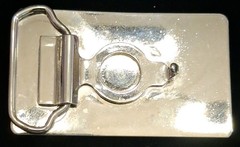 Texas & Pacific Railway (T&P) Logo Metal Belt Buckle – Silver Red Black