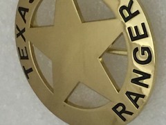 Texas Ranger Badge Belt Buckle (Seconds)