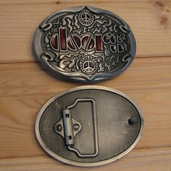 The Doors music belt buckle