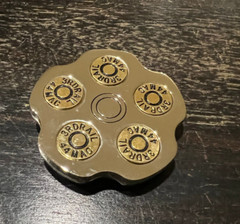 GUN SPINNER BULLET Belt Buckle – Metal Belt Buckle – Brand New