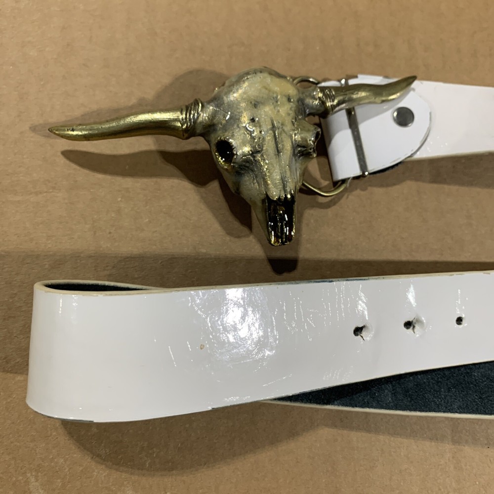 Longhorn Steer Skull Western Cowboy Great American Buckle Co. Belt Buckle g8