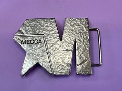 Mecca Vintage Clothing Line Textured Silver Color Belt Buckle