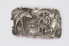 Siskiyou 1981 Arroyo Grande Dreams Of Striking It Rich Metal Belt Buckle #B-10