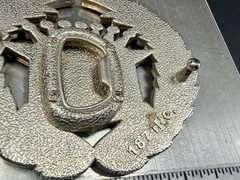 Cadillac Crown Logo Emblem Olive Branches and Flag 90&rsquo;s 187 Inc Belt Buckle