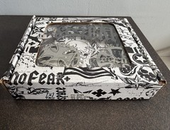 NO FEAR SO CAL BELT BUCKLE GIFTBOX 3PK BOTTLE OPENER SPROCKET IRON CROSS VTG Y2K
