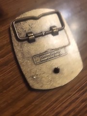 Handyman Club Of America Life Member Tool Shop Carpenter 1996 Belt Buckle BRASS