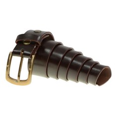 Milwaukee Leather MP7115 Men&rsquo;s Light Brown Genuine Leather Belt with Interchange