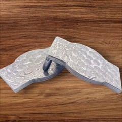 Belt buckle Damascus hand forged