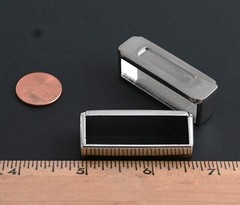 New 1 1/2&Prime; 38mm belt keeper(2 pcs set)(#52B) for man/women brush nickel finish