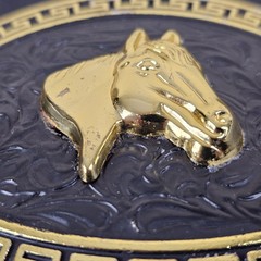 Horse Cowboy Western Style Belt Buckle Made In Mexico