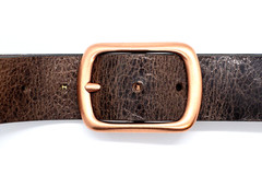 Solid Brass Center Bar Heavy Duty Belt Buckle – Fits 1.5&Prime; (38mm) Belts