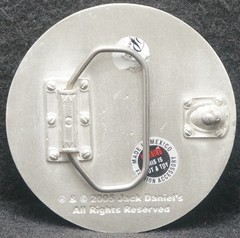 XA13131 VINTAGE 2005 **JACK DANIEL&rsquo;S OLD NO. 7 BRAND WHISKEY** BOOZE BELT BUCKLE