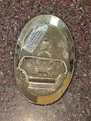 Antique Black Ford Model T Car Vintage Shiny Siver Belt Buckle