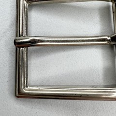 Silver Tone Simple Basic Belt Buckle