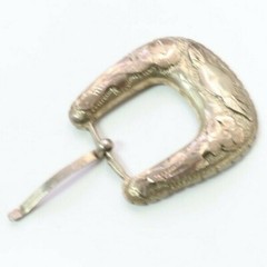 Hecho En Mexico Belt Buckle Set Sterling Silver 925 Flowers Glam fits 20mm Belt