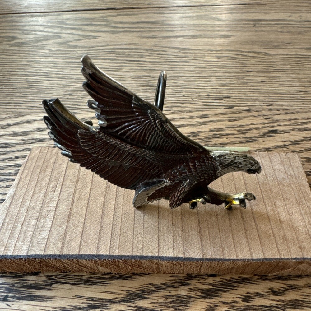1979 Bald Eagle Belt Buckle Great American Chicago Co Biker Ltd Ed H506 Enameled