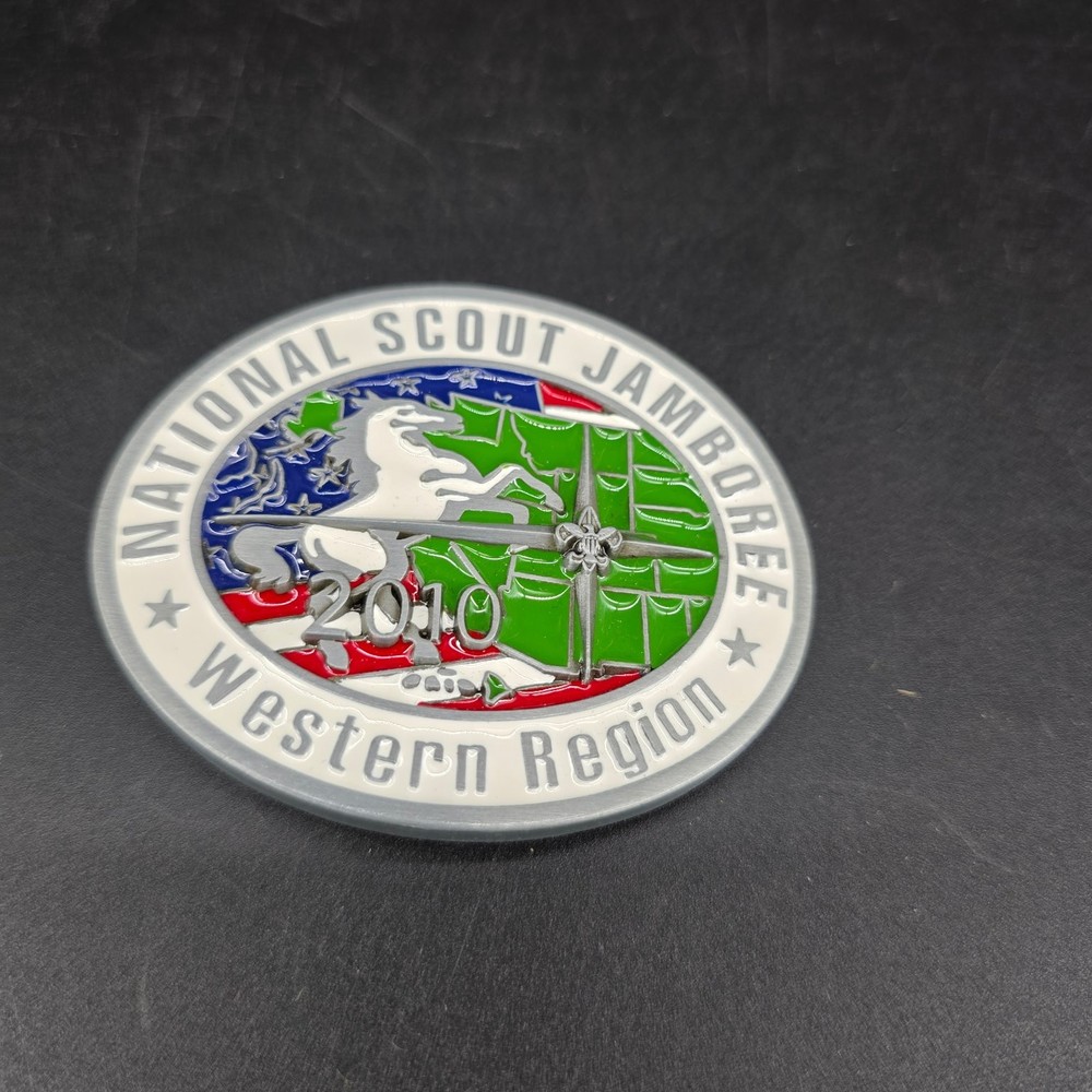 Boy Scouts of America 2010 Jamboree Western Region Belt Buckle