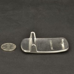 Men&rsquo;s stainless steel belt buckle plate belt buckle smooth buckle