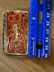 Lacoste Belt Buckle Gold And Brown – LQQK