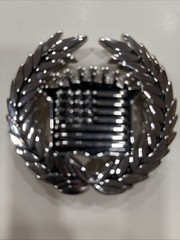 Famous Stars And Stripes Belt Buckle Cadillac Style Emblem