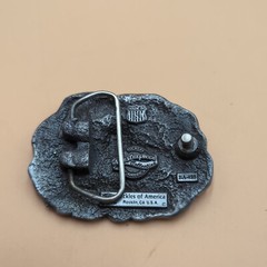American Biker belt buckle made in the USA ba-425 metal