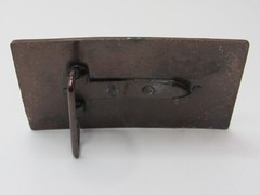 Vintage Budweiser Belt Buckle- Copper Tone Anheuser Bush Trendy Hipster -A15