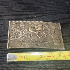 1947 POLISH ARMED GUARD MARKSMAN BELT BUCKLE TIFFANY STUDIO NY – Lewis Chicago