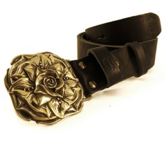 Belt buckle “Rose”; Ornamental belt buckle; Belt buckle for a women;