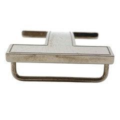 Hermes H Belt Logo Buckle Only Metal Silver