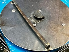 Retro Artisan Metal Work Unique Vintage Round Belt Buckle