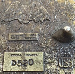 Deer Belt Buckle 1976 Rectangle 3.25 By 2.25 in Number D520 Made USA